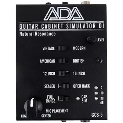 A/DA GCS-5 Guitar Cabinet Simulator & DI Box