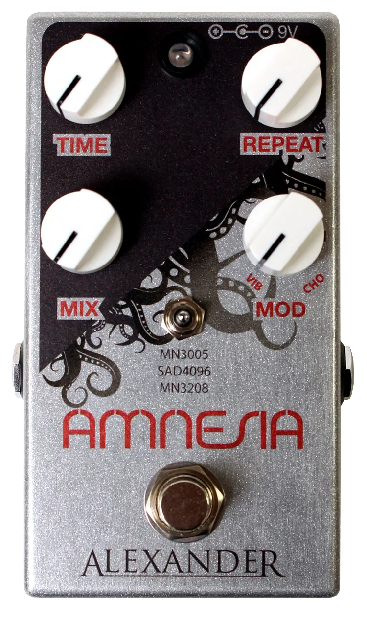 Alexander Pedals Amnesia - MN3208/SAD4096/MN3208 Modeling Delay