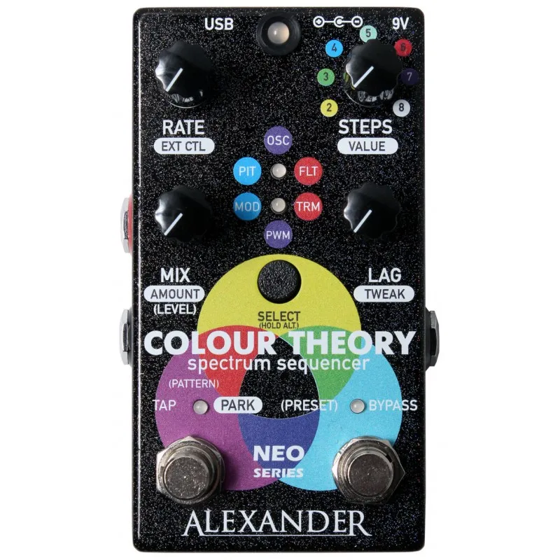 Alexander Pedals Colour Theory - Sequenced Modulation pedal