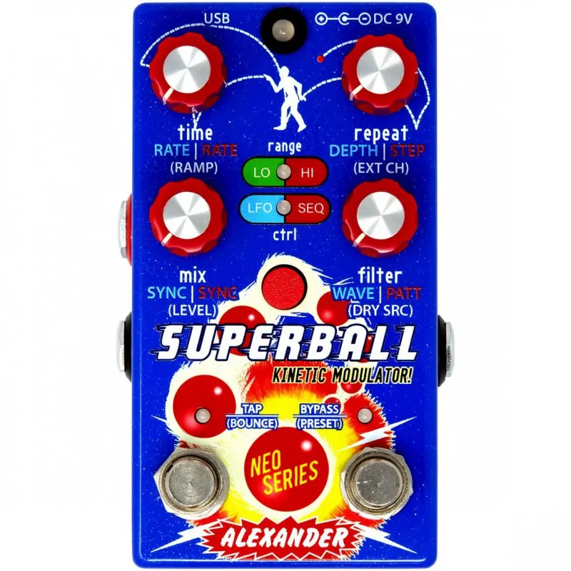 Alexander Pedals Superball - Kinetic Modulator Delay