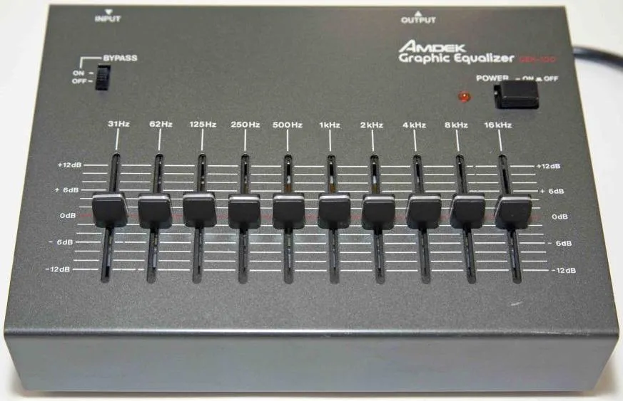 Amdek GEK-100 Graphic Equalizer