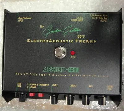 Award-Session GG-10 Gordon Giltrap ElectroAcoustic PreAmp
