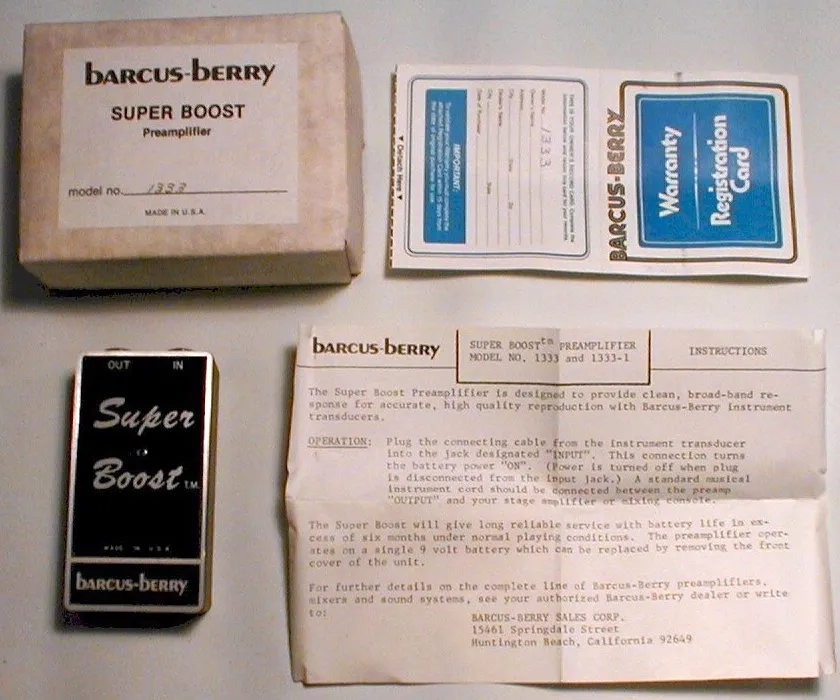 Barcus-Berry 1333 Super Boost