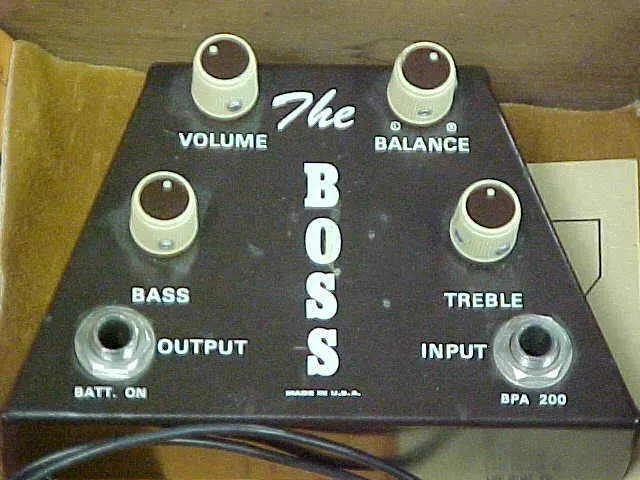 Beckmen Musical Instruments The Boss BPA-200 Preamplifier