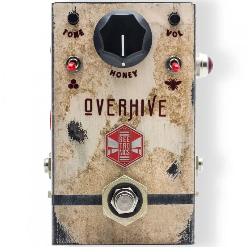 Beetronics Overhive Overdrive Pedal, Ultra Violet