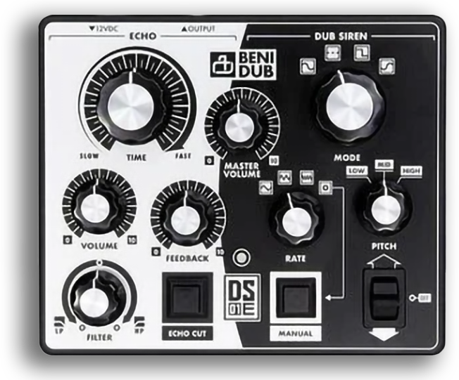 Benidub DS01E Dub Siren Digital Delay Pedal