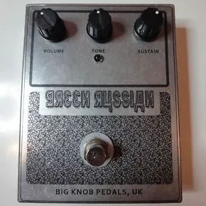 Big Knob Pedals Green Russian
