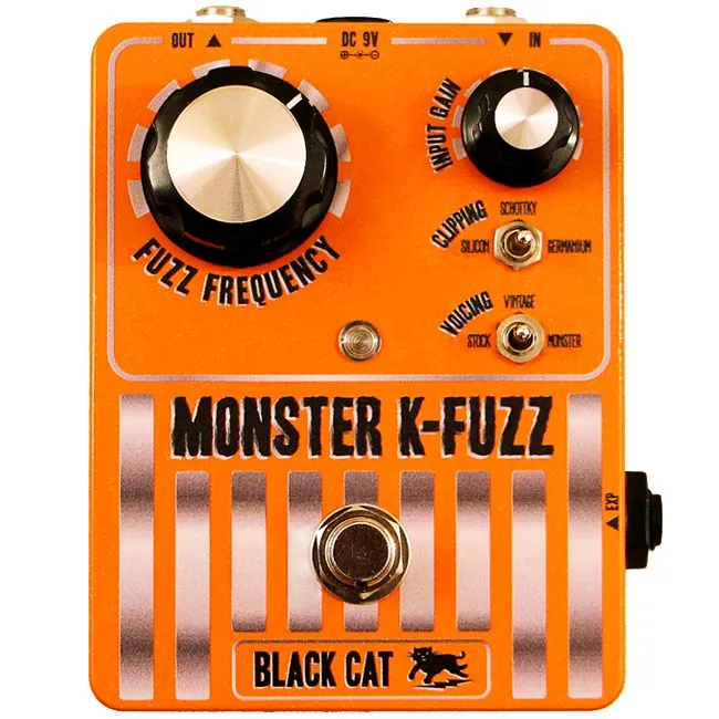 Black Cat Monster K-Fuzz Stompbox