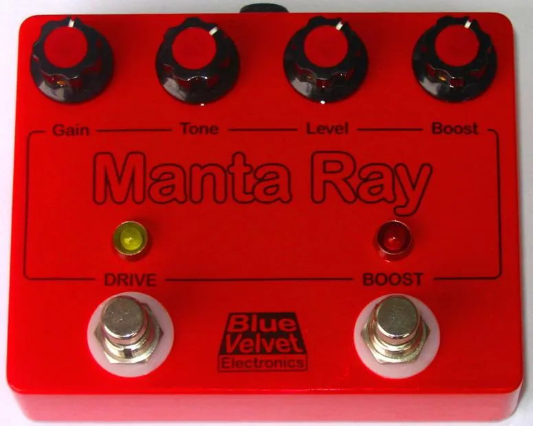 Blue Velvet Electronics Manta Ray - Distortion/Booster