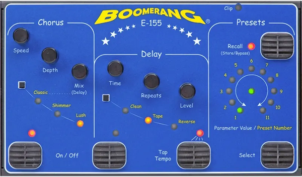 Boomerang E-155 Chorus/Delay