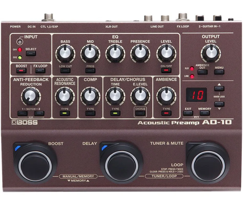 Boss AD-10 Acoustic Preamp