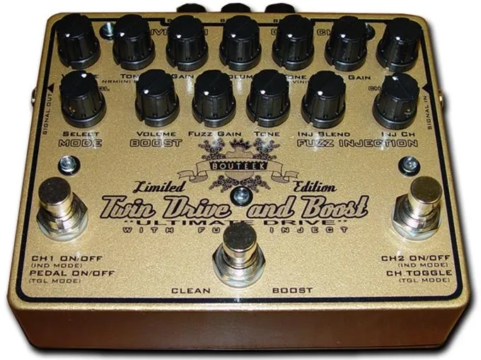 Bouteek Twin Drive and Boost - Ultimate Drive with Fuzz Inject