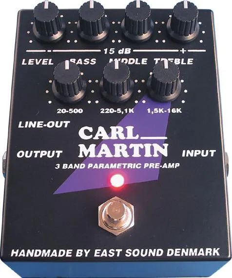 Carl Martin 3-Band Parametric Pre-Amp