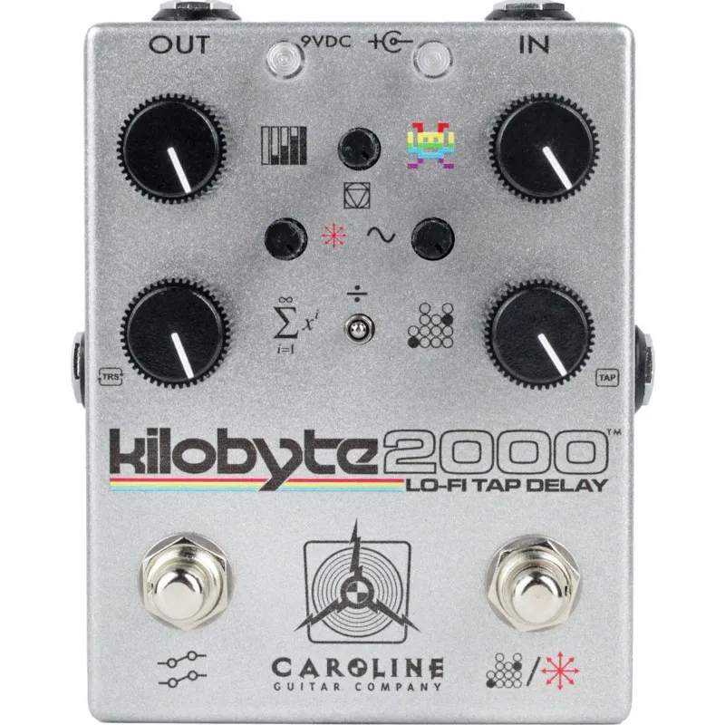 Caroline Guitar Company Kilobyte 2000 Lo-Fi Tap Delay Effect Pedal