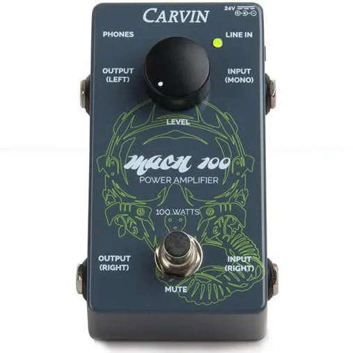 Carvin Mach100 - 100W (50W/50W) Stereo Pedal Power Amplifier