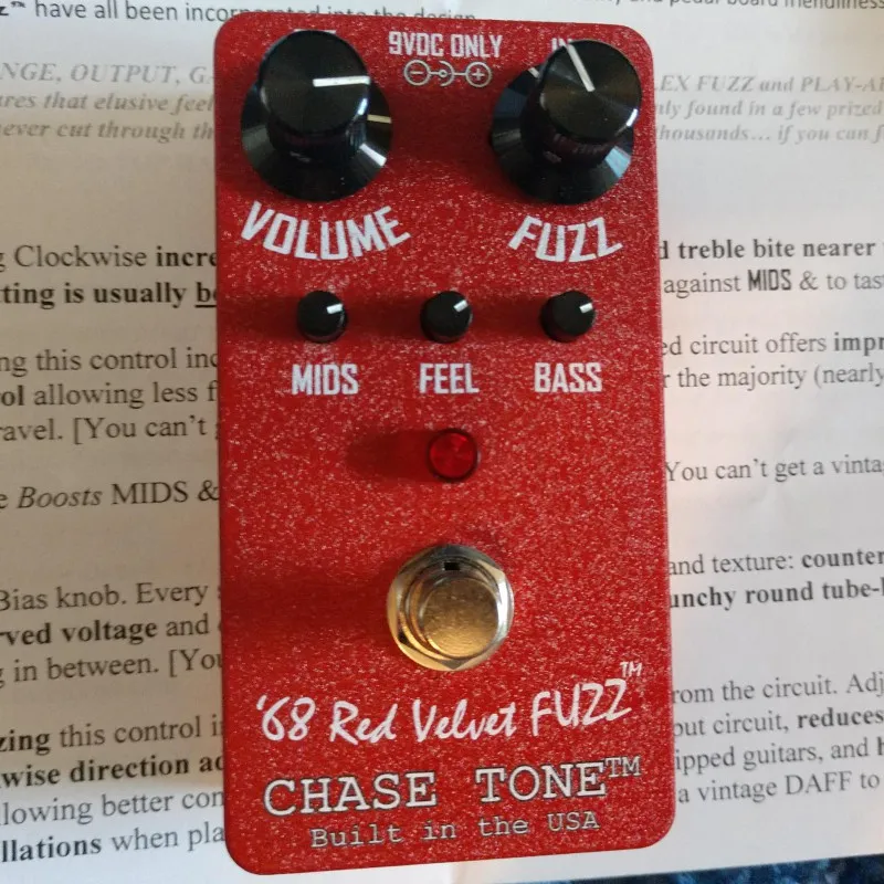 Chase Tone '68 Red Velvet Fuzz