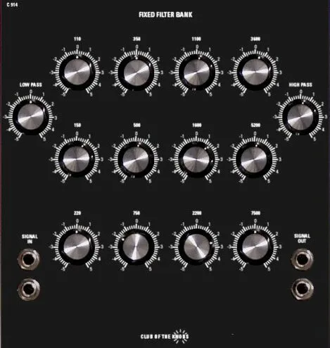 Club Of The Knobs C-914 Fixed Filter Bank
