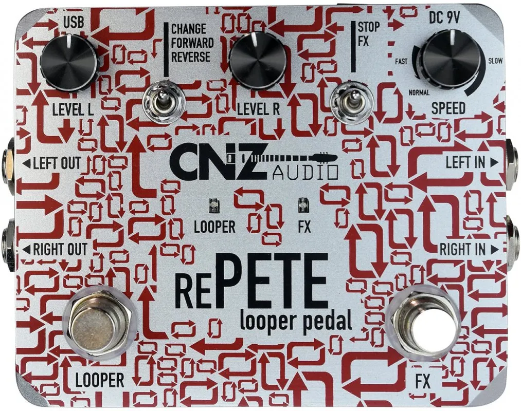 CNZ Audio GLP-50 RePete - Stereo Looper Pedal