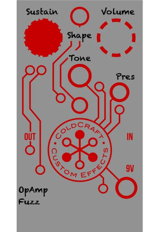 ColdCraft Effects Black Lime IC Fuzz