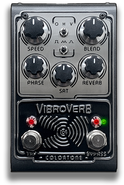 Colortone Pedals VibroVerb Stereo LFO Multi-Modulator / Tremolo / Rotary Simulator