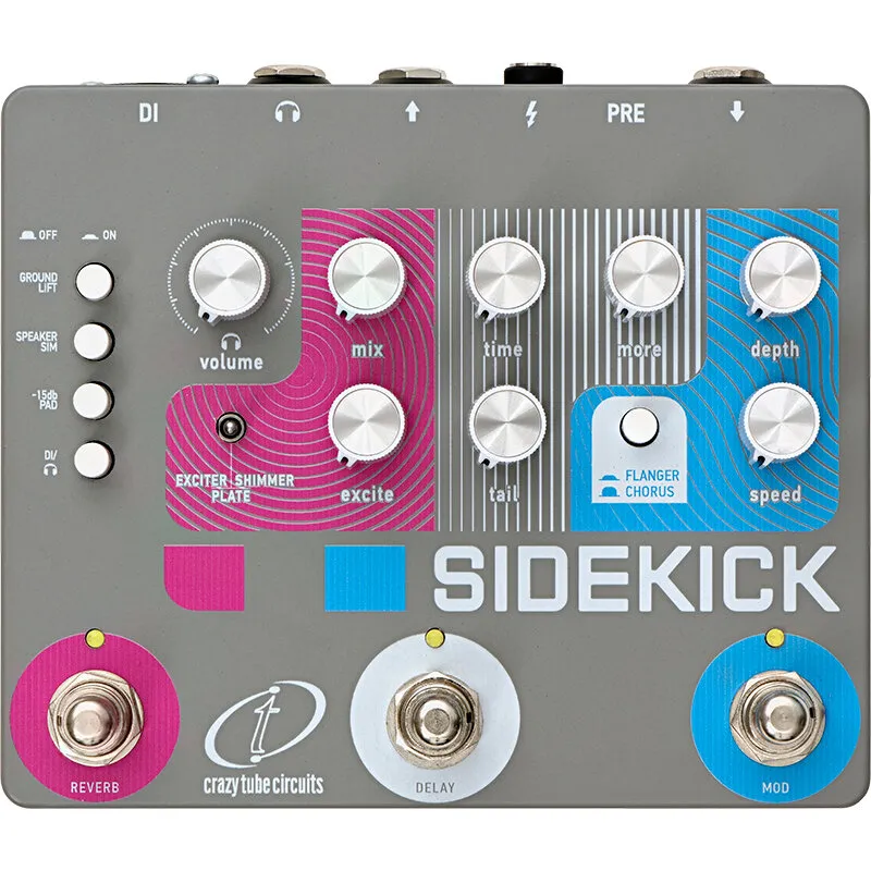 Crazy Tube Circuits Sidekick - Chorus/Flanger / Delay / Reverb