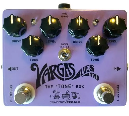 Crazybox Pedals The Tone Box - Vargas Blus Band Dual Overdrive