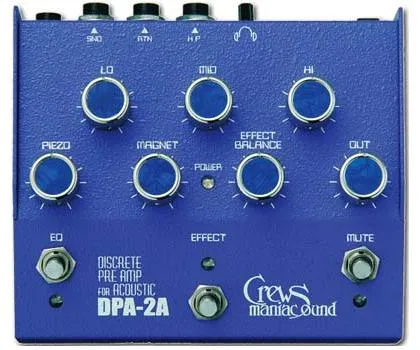 Crews Maniac Sound DPA-2A Discrete Pre Amp For Acoustic