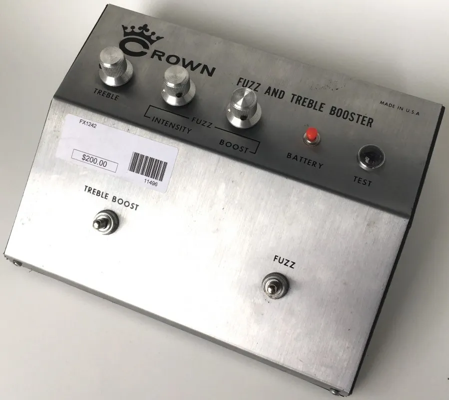 Crown Fuzz and Treble Booster