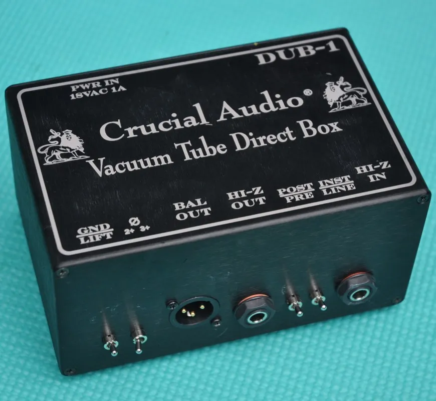 Crucial Audio DUB-1 WideBand Vacuum Tube Direct Box