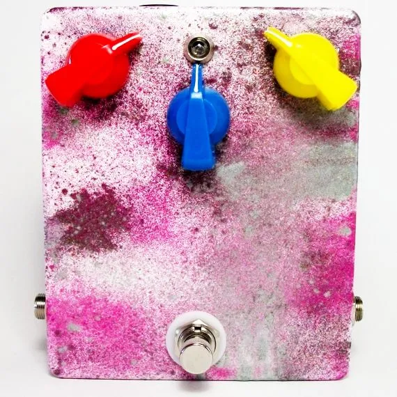 Custom Analog Pedals Purple Fuzzy Drive