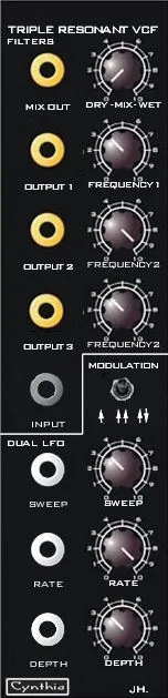 Cynthia Modcan JH. Triple Resonant VCF Filters