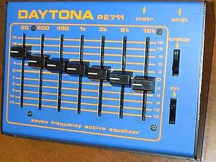 Daytona PE-711 Seven Frequency Active Equalizer