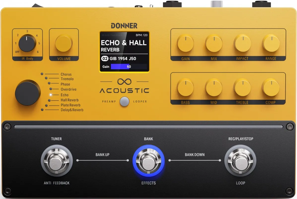 Donner APL - Acoustic Preamp Looper + Multi-Effect