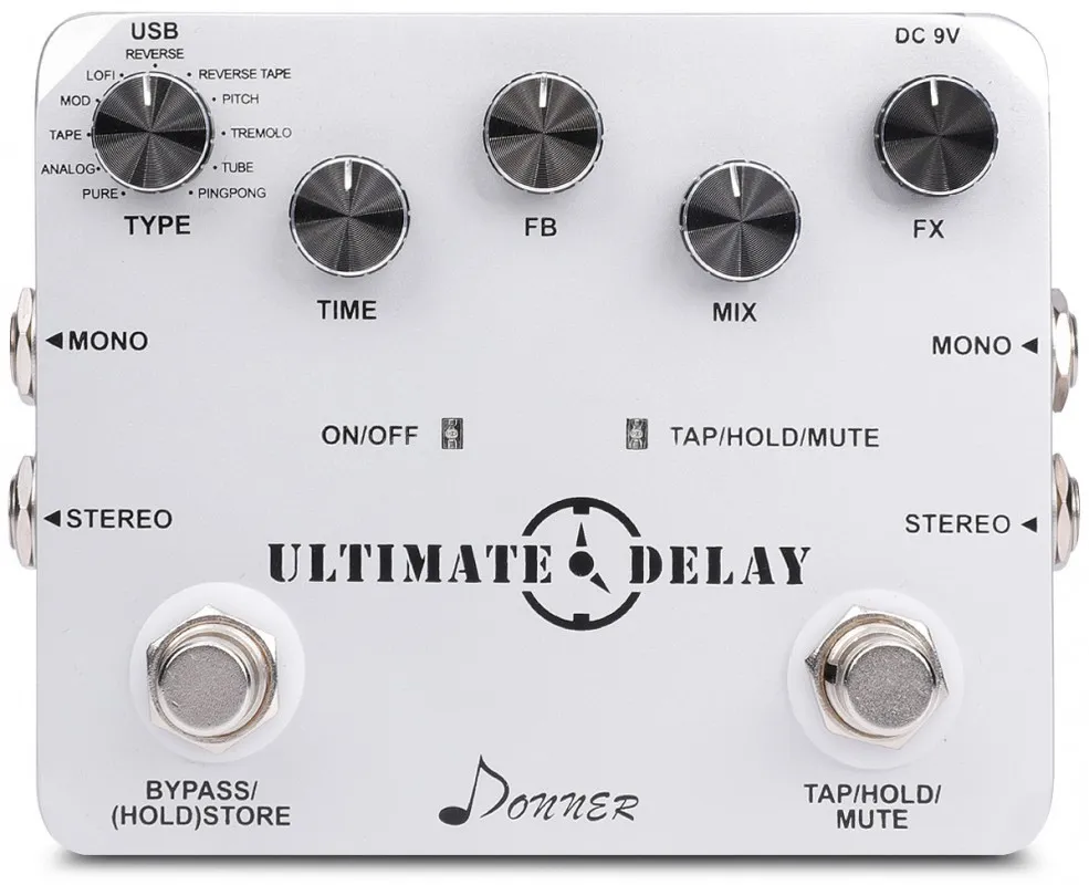Donner Ultimate Delay - Stereo 11 Mode Delay