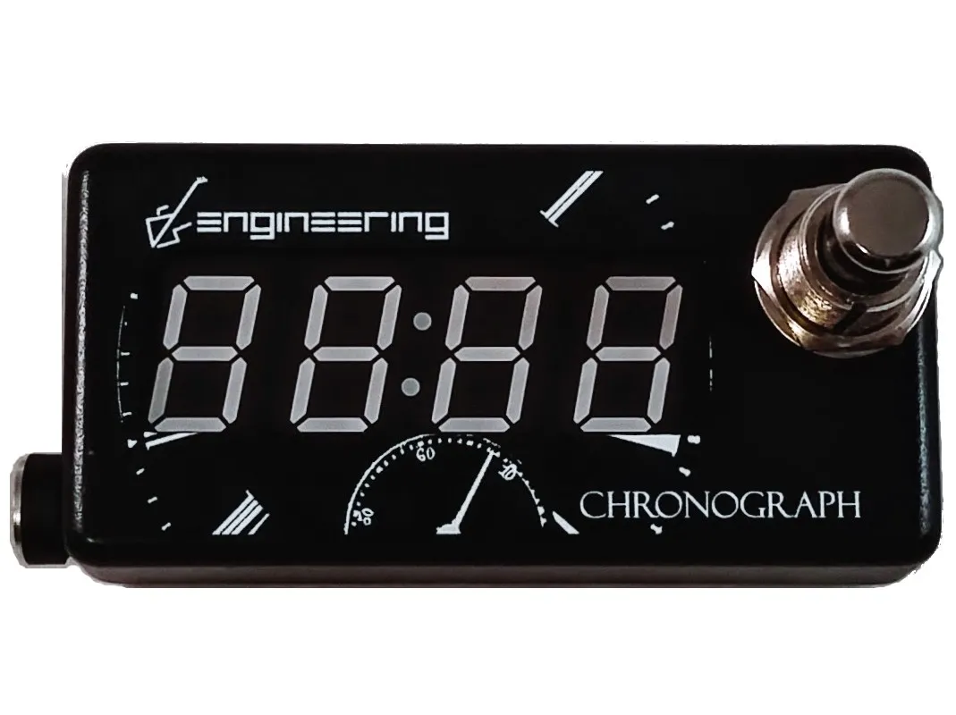 DS Guitar Engineering Chronograph - Clock / Countdown Timer / Stopwatch Pedal