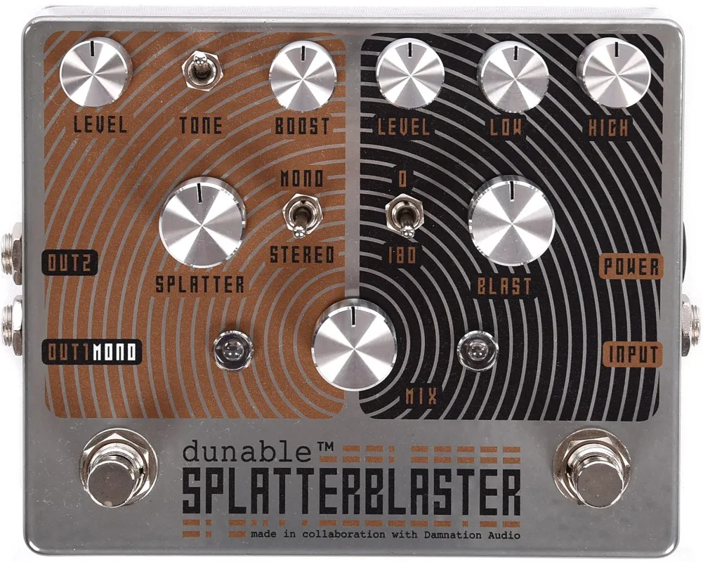 Dunable Guitars SplatterBlaster - Stereo Fuzz and Distortion