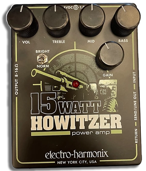 Electro-Harmonix 15Watt Howitzer Guitar Amp/Preamp Pedal