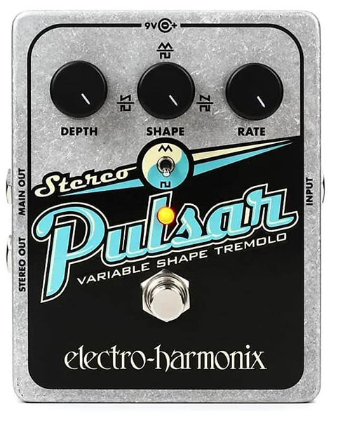 Electro-Harmonix Stereo Pulsar Analog Tremolo Pedal