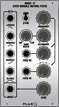 EAR Model 12 Mark II State Variable Vactrol Filter
