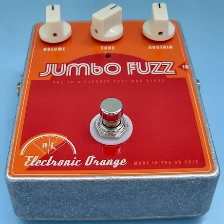 Electronic Orange Jumbo Fuzz - The 70's Classic Fuzz Box Clone