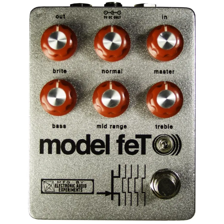 Electronic Audio Experiments Model feT Preamp Pedal (Dragon Blood Red)