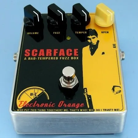 Electronic Orange Scar Face NKT275 - A Bad-Tempered Fuzz Box
