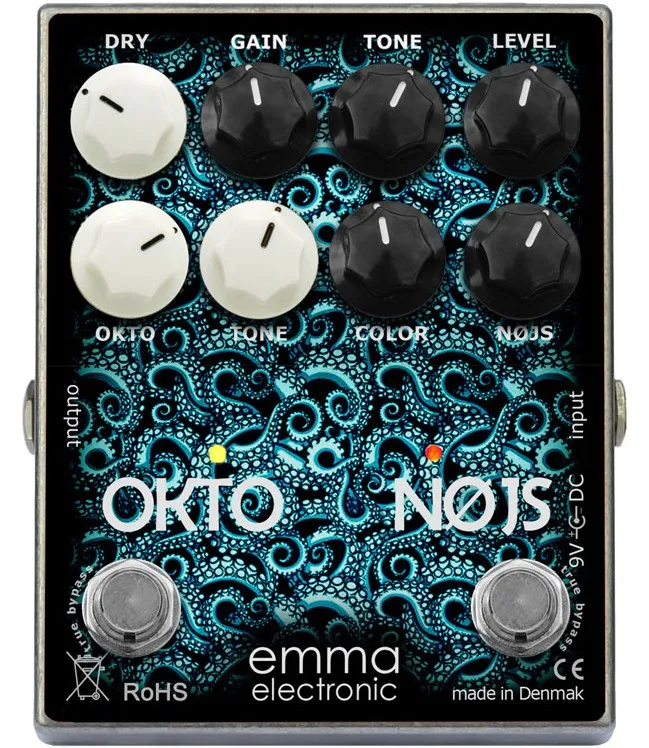 Emma Electronic Okto Nøjs Dual Octaver & Synth Fuzz Pedal