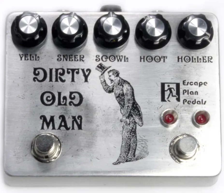 Escape Plan Pedals Dirty Old Man 2 - Two Channel Overdrive / Distortion