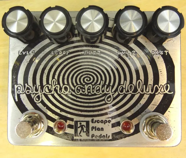 Escape Plan Pedals Psycho Andy Deluxe - Dual Distortion / Fuzz