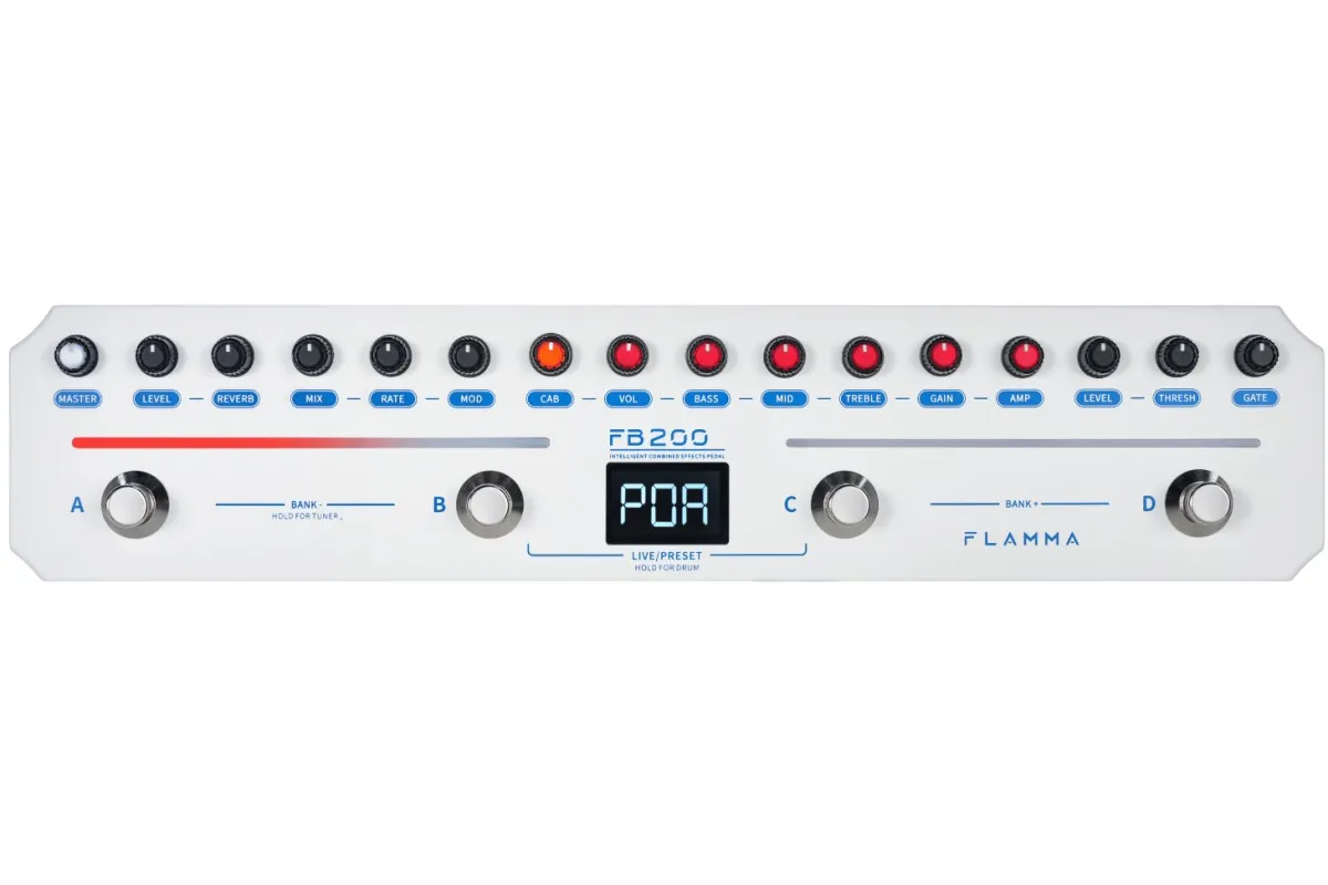 Flamma FB200 Intelligent Combined Effects Pedal for Bass