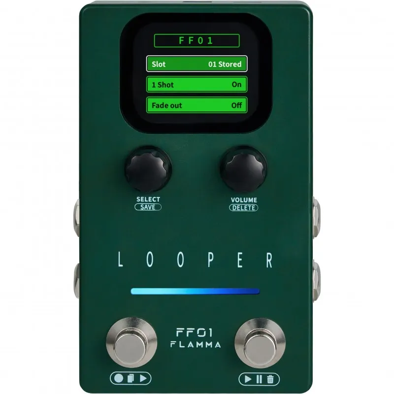 Flamma FF01 Looper - Dual Footswitch Stereo Looper