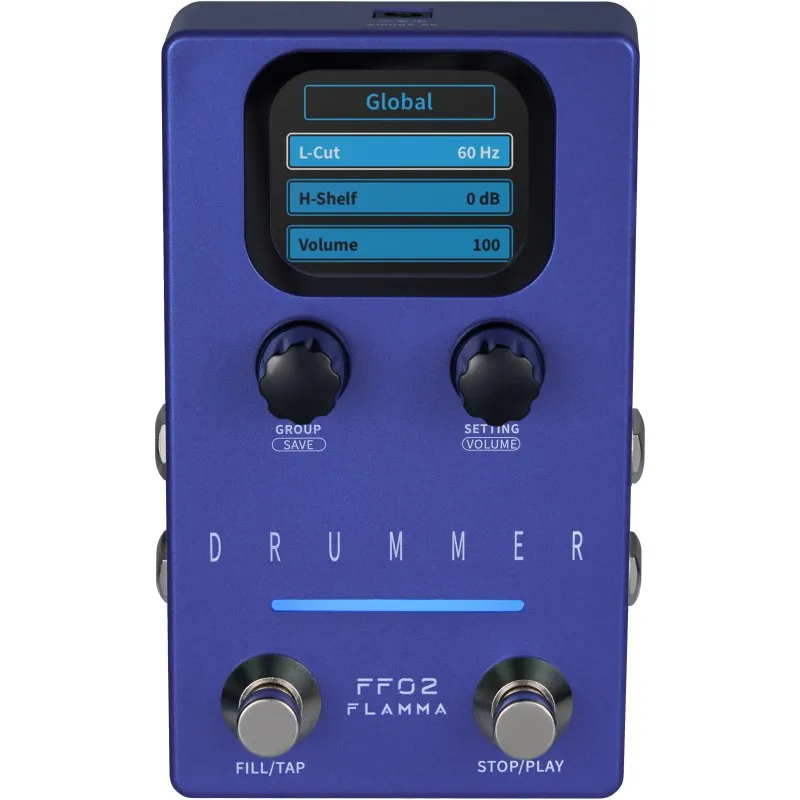 Flamma FF02 Drummer - Dual Footswitch Stereo Drum Machine