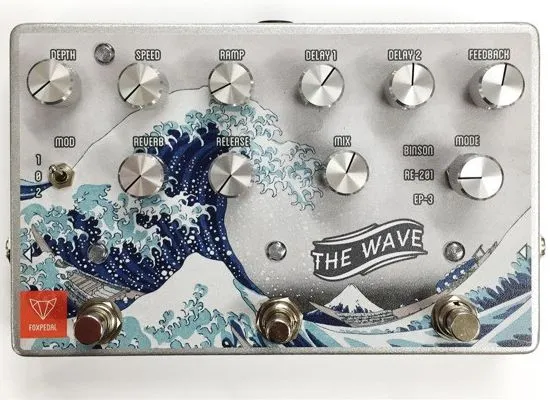 Foxpedal The Wave - Dual Delay / Reverb / Modulation