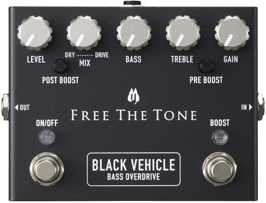 Free The Tone BV-1V Black Vehicle - Bass Overdrive